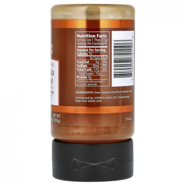Manuka Doctor, мягкий мультифлорный мед манука, MGO 35+, 300 г (10,58 унций) Manuka Doctor, мягкий мультифлорный мед манука, MGO 35+, 300 г (10,58 унций)