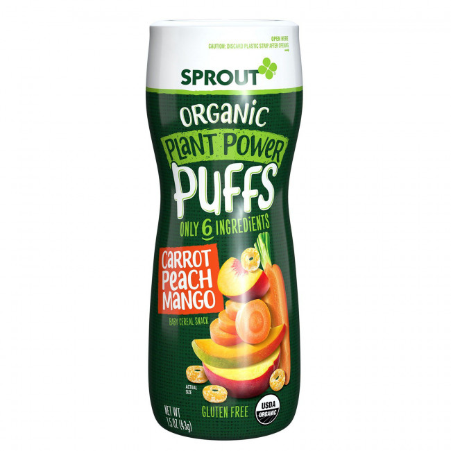 Sprout Organic, хлопья из киноа, морковь и манго, 43 г (1,5 унции) Sprout Organic, хлопья из киноа, морковь и манго, 43 г (1,5 унции)