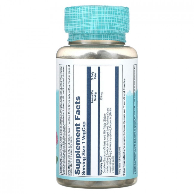 Solaray, Liver Blend SP-13, 100 Easy-To-Swallow Capsules