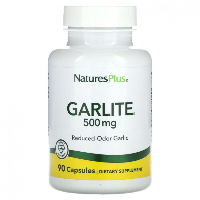 NaturesPlus, Гарлит, 500 мг, 90 капсул