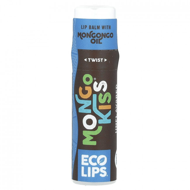 Eco Lips Inc., Mongo Kiss, Lip Balm, Unflavored, 0.25 oz (7 g)