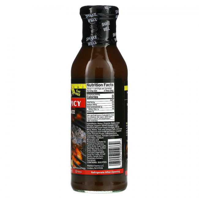 Walden Farms, густой и пряный соус для барбекю, 340 г (12 унций) Walden Farms, густой и пряный соус для барбекю, 340 г (12 унций)