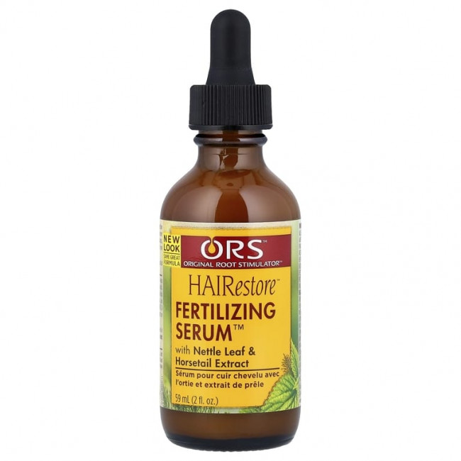 ORS, HAIRestore™, Fertilizing Serum™ с экстрактом листьев крапивы и хвоща, для натуральной текстуры волос, для локонов и прядей, 59 мл (2 жидк. унции) ORS, HAIRestore™, Fertilizing Serum™ с экстрактом листьев крапивы и хвоща, для натуральной текстуры волос, для локонов и прядей, 59 мл (2 жидк. унции)