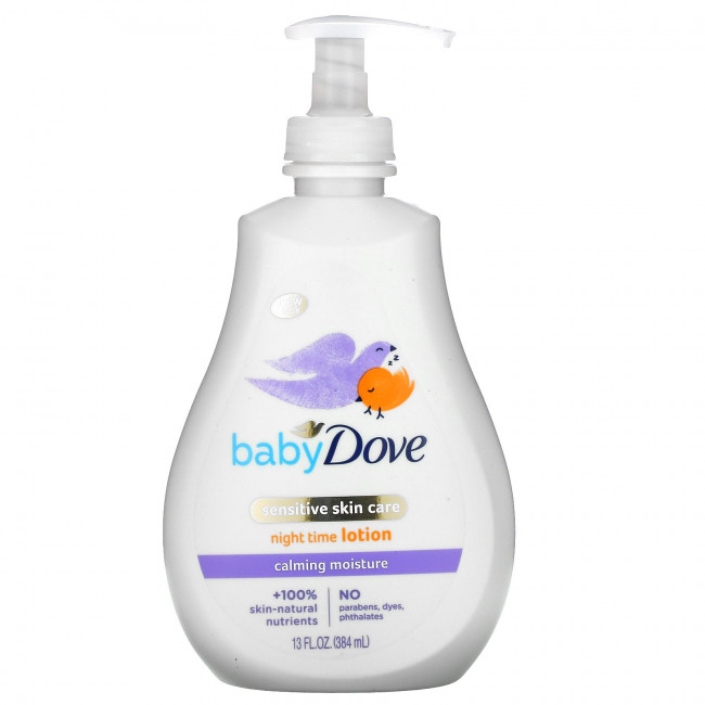 Dove, Baby Dove, Night Time Lotion, Calming Nights, 13 fl oz (384 ml) Dove, Baby Dove, Night Time Lotion, Calming Nights, 13 fl oz (384 ml)
