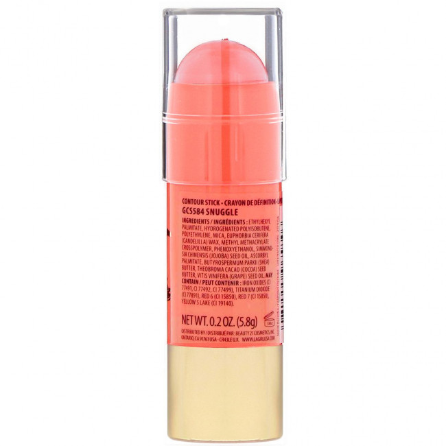 L.A. Girl, Стик для контуринга Velvet Blush Contour Stick, оттенок Snuggle, 5,8 г L.A. Girl, Стик для контуринга Velvet Blush Contour Stick, оттенок Snuggle, 5,8 г