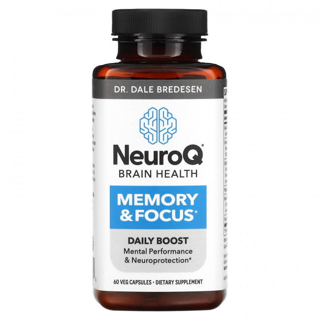LifeSeasons, NeuroQ Brain Health, 60 растительных капсул LifeSeasons, NeuroQ Brain Health, 60 растительных капсул