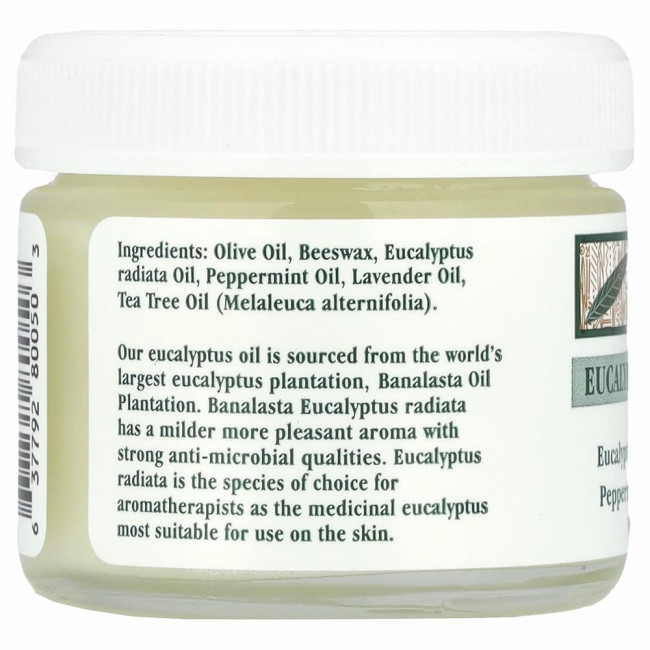 Tea Tree Therapy, Эвкалиптовая мазь - растирка для груди, 2 унции (57 г)
