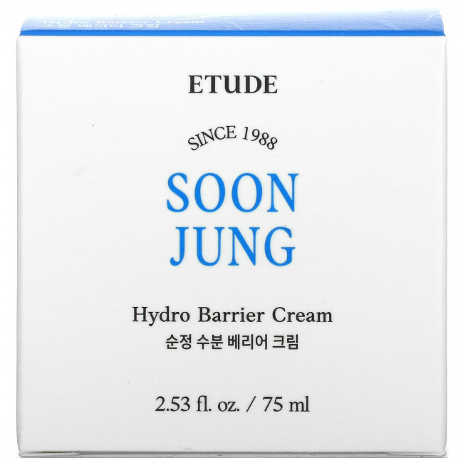 Etude, Soon Jung, Гидробарьерный крем, 2,53 жидкой унции (75 мл) Etude, Soon Jung, Гидробарьерный крем, 2,53 жидкой унции (75 мл)