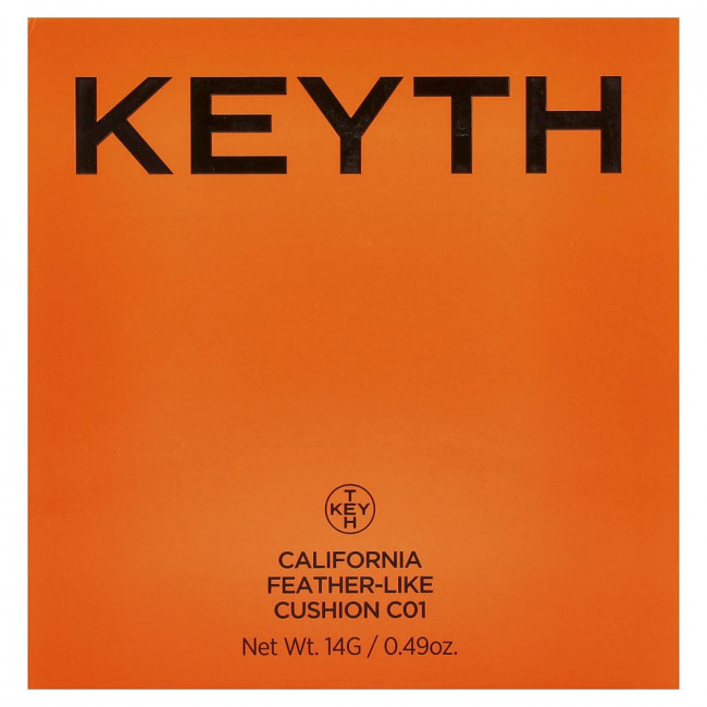 KEYTH, California Feather-Like Cushion, C01 Cool Ivory, 0.49 oz (14 g) KEYTH, California Feather-Like Cushion, C01 Cool Ivory, 0.49 oz (14 g)