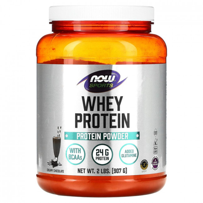 NOW Foods, Сывороточный протеин, сливочный шоколад, 907 г (2 фунта) NOW Foods, Сывороточный протеин, сливочный шоколад, 907 г (2 фунта)