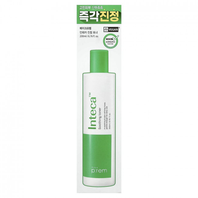 make p:rem, Inteca™ Soothing Toner, 6.76 fl oz (200 ml) make p:rem, Inteca™ Soothing Toner, 6.76 fl oz (200 ml)