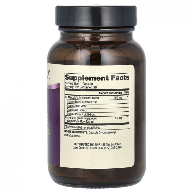 Dr. Mercola, Purple Defense with Resveratrol, 90 Capsules Dr. Mercola, Purple Defense with Resveratrol, 90 Capsules
