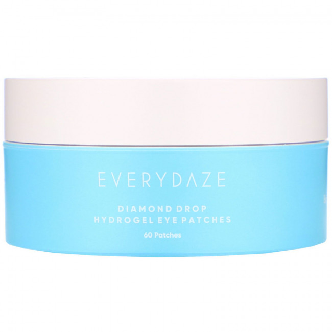 Everydaze, Diamond Drop, Гидрогелевые патчи для глаз, осветление, 60 патчей, 3,17 жидких унций (90 г) Everydaze, Diamond Drop, Гидрогелевые патчи для глаз, осветление, 60 патчей, 3,17 жидких унций (90 г)
