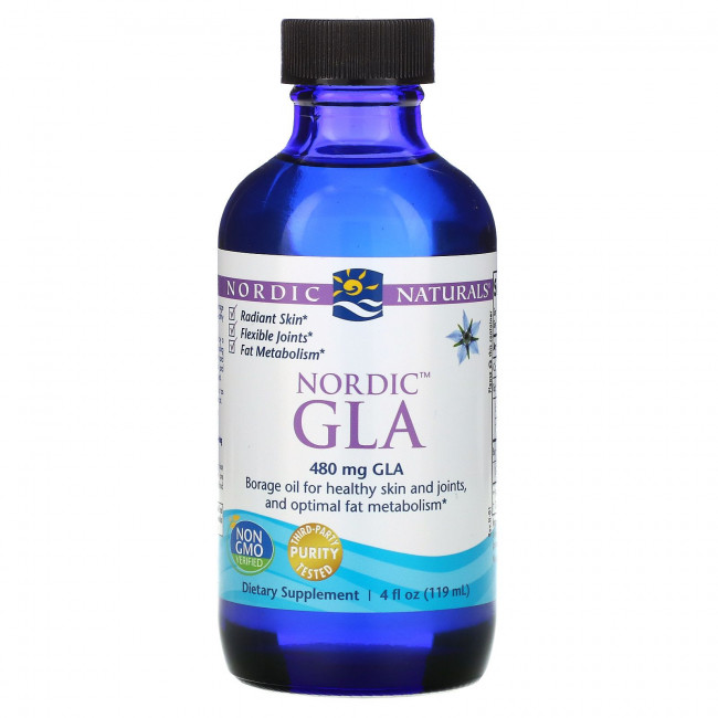 Nordic Naturals, Nordic GLA, 4 жидких унции (119 мл) Nordic Naturals, Nordic GLA, 4 жидких унции (119 мл)
