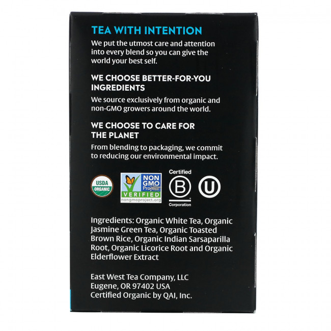 Choice Organic Teas, Белый и зеленый чай, белая бузина, 16 чайных пакетиков, 24 г (0,85 унции) Choice Organic Teas, Белый и зеленый чай, белая бузина, 16 чайных пакетиков, 24 г (0,85 унции)