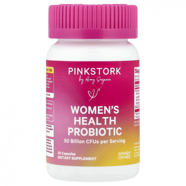 Pink Stork, пробиотик для женского здоровья, 30 капсул