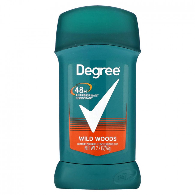 Degree, Дезодорант-антиперспирант на 48 часов, Wild Woods, 76 г (2,7 унции)