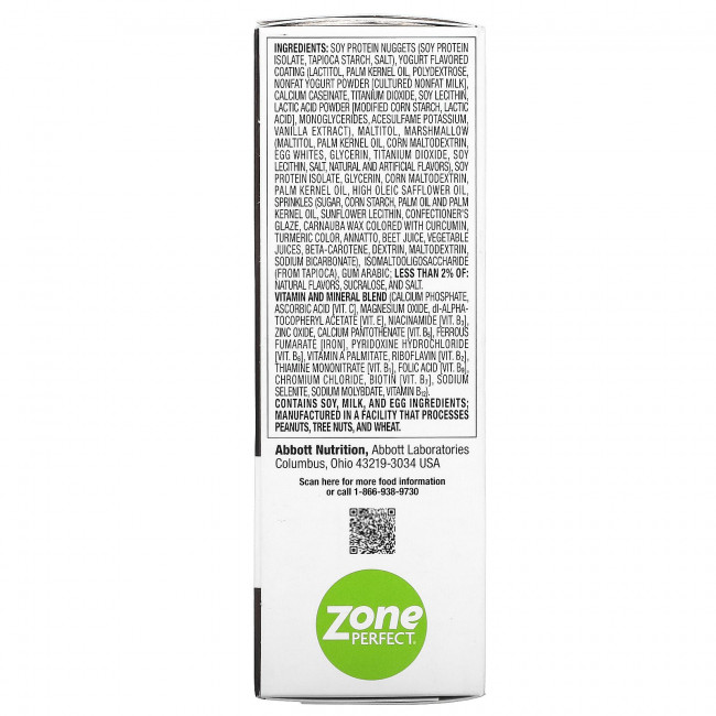 ZonePerfect, MACROS Bars, праздничный торт, 5 батончиков, 50 г (1,76 унции) ZonePerfect, MACROS Bars, праздничный торт, 5 батончиков, 50 г (1,76 унции)