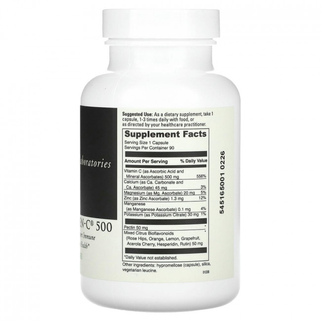DaVinci Laboratories of Vermont, DaVinci Poten-C 500, 90 Capsules