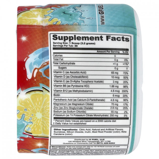 FUEL, Supreme Hydration, Манго-лимонад, 96 г (3,4 унции) FUEL, Supreme Hydration, Манго-лимонад, 96 г (3,4 унции)