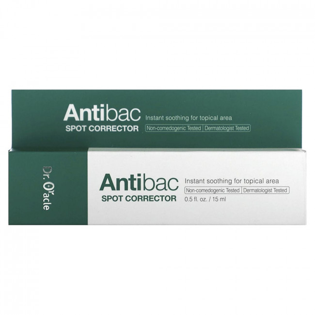 Dr. Oracle, Antibac, корректор прыщей, 15 мл (0,5 жидк. Унции)