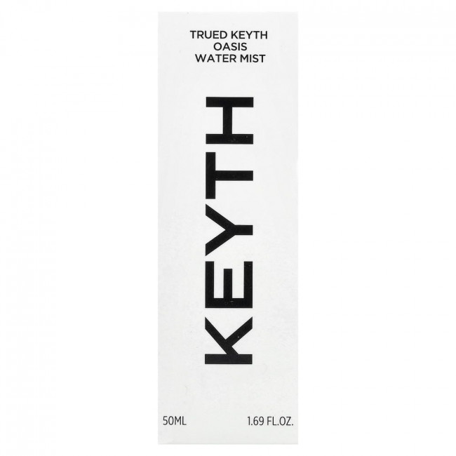 KEYTH, Trued Oasis Water Mist, 1.69 fl oz (50 ml)