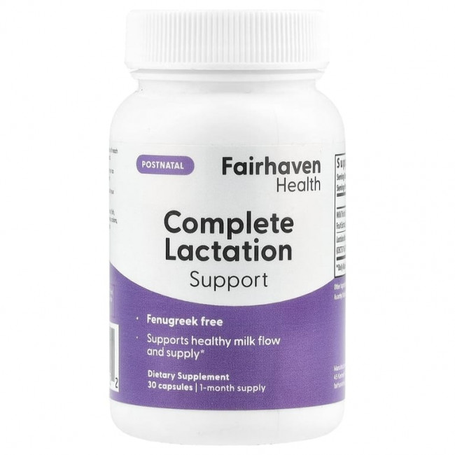 Fairhaven Health, Полная поддержка лактации`` 30 капсул Fairhaven Health, Полная поддержка лактации`` 30 капсул