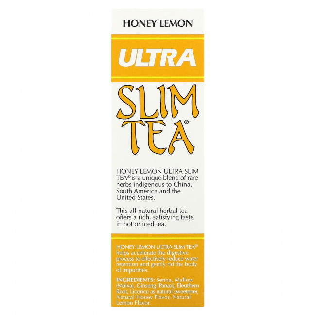 Hobe Labs, Чай для похудения Ultra Slim, мед с лимоном, 24 пакетика травяного чая, 1,69 унции (48 г) Hobe Labs, Чай для похудения Ultra Slim, мед с лимоном, 24 пакетика травяного чая, 1,69 унции (48 г)