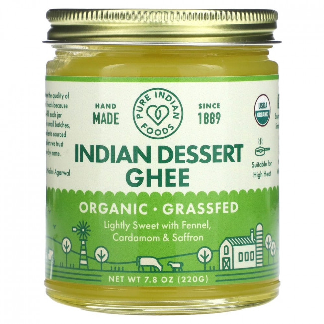 Pure Indian Foods, Indian Dessert Ghee, 7.8 oz (220 g)