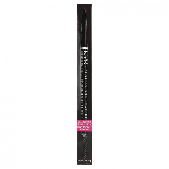 Карандаш для бровей NYX Professional Makeup Micro Brow Pencil, оттенок 07 Espresso, 0,003 унции (0,09 г)