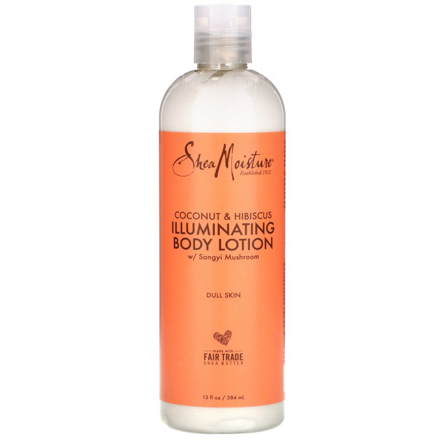 SheaMoisture, Illuminating Body Lotion, Coconut & Hibiscus with Songyi Mushroom, 13 fl oz (384 ml) SheaMoisture, Illuminating Body Lotion, Coconut & Hibiscus with Songyi Mushroom, 13 fl oz (384 ml)