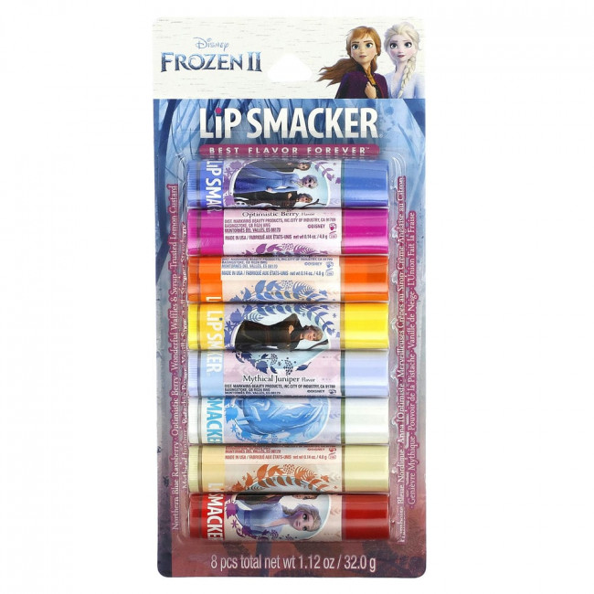Lip Smacker, Frozen II, Lip Balm, Party Pack, 8 Pack, 1.12 oz (32 g)