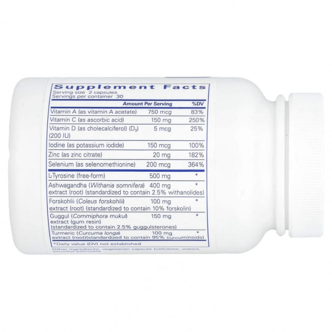 Pure Encapsulations, Комплекс для поддержки щитовидной железы, 60 капсул Pure Encapsulations, Комплекс для поддержки щитовидной железы, 60 капсул