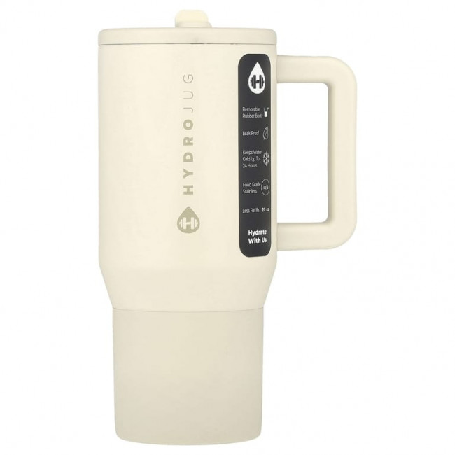 HydroJug, Traveler Tumbler, крем, 20 унций HydroJug, Traveler Tumbler, крем, 20 унций