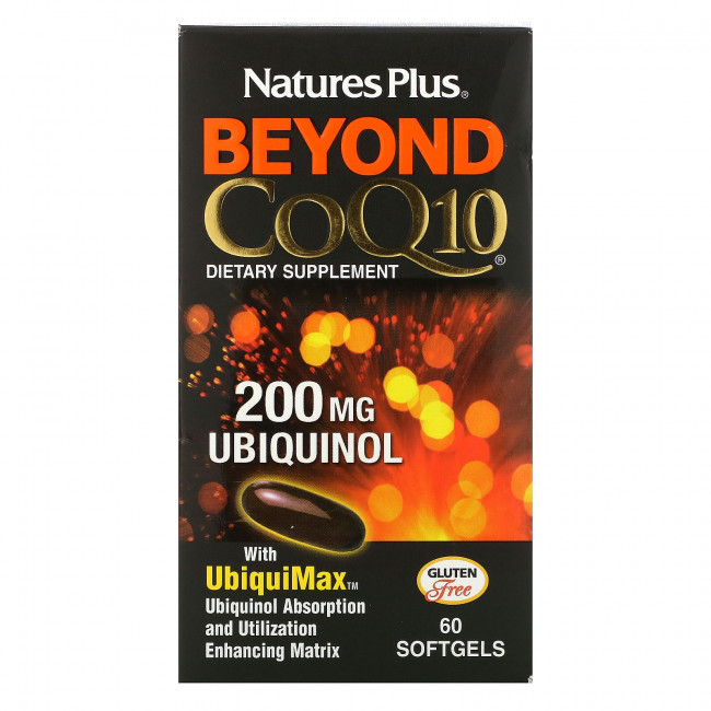 NaturesPlus, Beyond CoQ10, (коэнзим Q10), 60 капсул NaturesPlus, Beyond CoQ10, (коэнзим Q10), 60 капсул