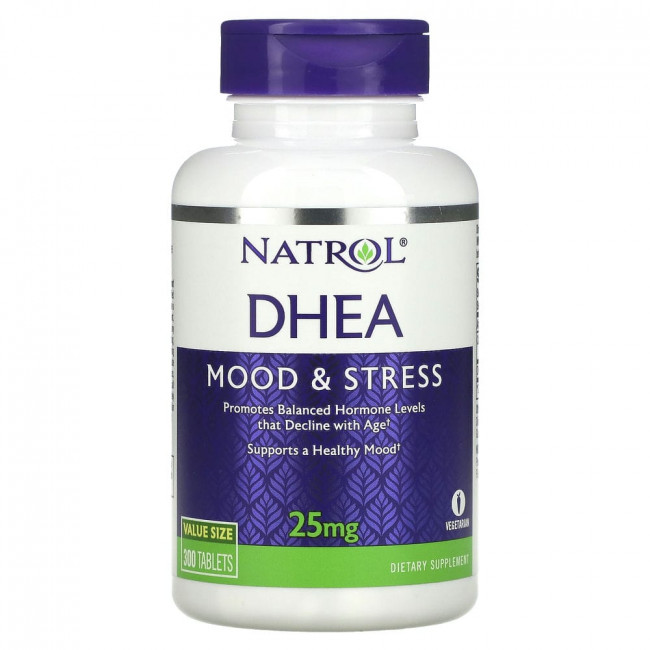 Natrol, ДГЭА, 25 мг, 300 таблеток