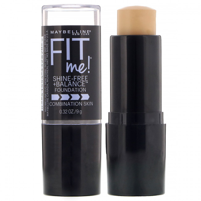 Maybelline, Тональная основа-карандаш Fit Me, Shine-Free + Balance, оттенок 220 «Natural Beige», 9 г Maybelline, Тональная основа-карандаш Fit Me, Shine-Free + Balance, оттенок 220 «Natural Beige», 9 г
