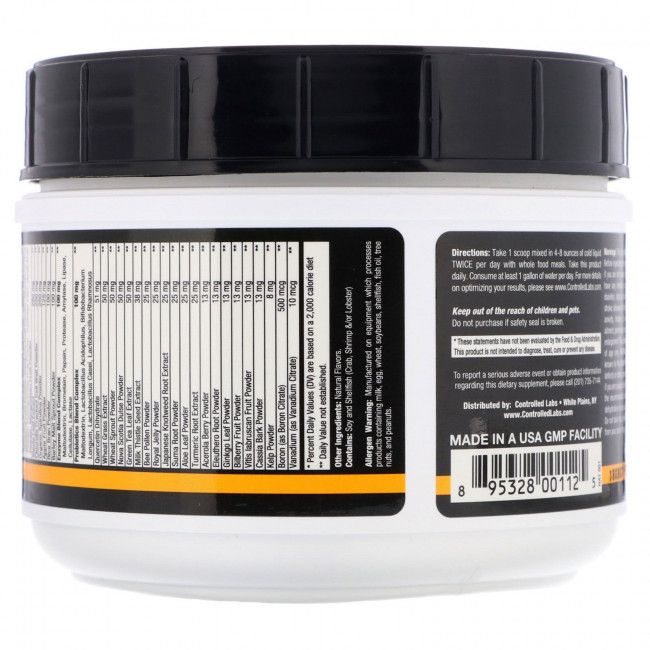 Controlled Labs, Orange Triad + Greens, апельсиновый вкус, 408 г (0,9 фунта) Controlled Labs, Orange Triad + Greens, апельсиновый вкус, 408 г (0,9 фунта)
