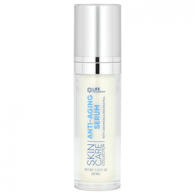 Life Extension, Skin Care Collection, антивозрастная сыворотка, 50 мл (1,75 жидк. Унции) Life Extension, Skin Care Collection, антивозрастная сыворотка, 50 мл (1,75 жидк. Унции)