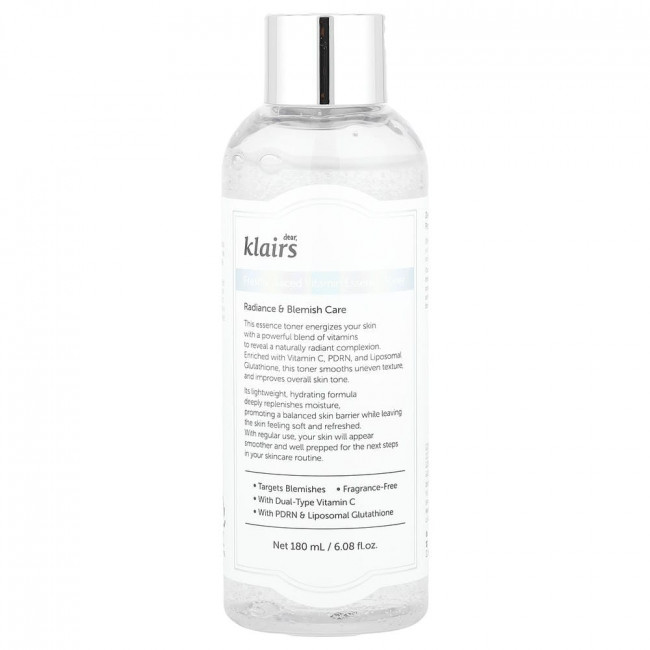 Тоник-эссенция Dear, Klairs Freshly Juiced Vitamin, 180 мл (6,08 жидких унций)
