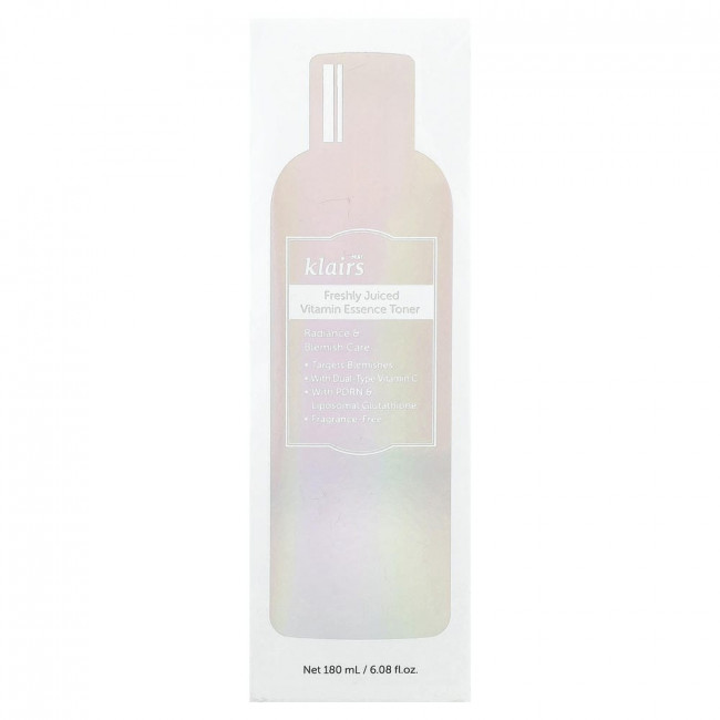 Тоник-эссенция Dear, Klairs Freshly Juiced Vitamin, 180 мл (6,08 жидких унций)