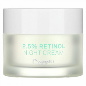 Cosmedica Skincare, Ночной крем с 2,5% сывороткой ретинола, ночная омолаживающая процедура, 50 г (1,76 унции)