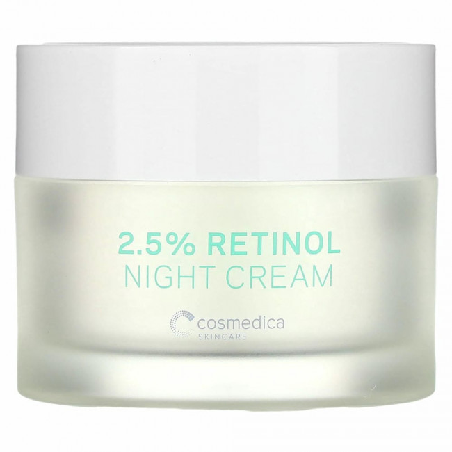 Cosmedica Skincare, Ночной крем с 2,5% сывороткой ретинола, ночная омолаживающая процедура, 50 г (1,76 унции) Cosmedica Skincare, Ночной крем с 2,5% сывороткой ретинола, ночная омолаживающая процедура, 50 г (1,76 унции)