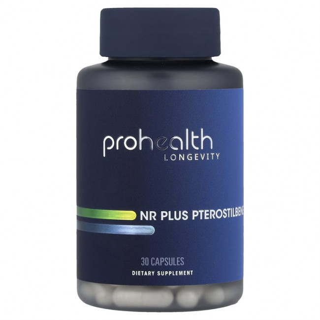 ProHealth Longevity, NR Plus птеростильбен, 30 капсул