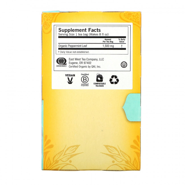 Yogi Tea, Purely Peppermint, без кофеина, 16 чайных пакетиков, 24 г (0,85 унции) Yogi Tea, Purely Peppermint, без кофеина, 16 чайных пакетиков, 24 г (0,85 унции)