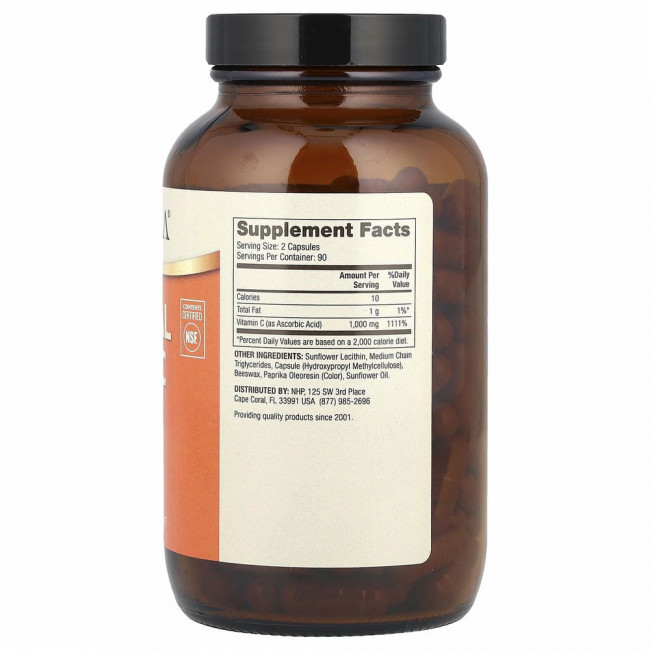 Dr. Mercola, Липосомальный витамин C, 500 мг, 180 капсул Dr. Mercola, Липосомальный витамин C, 500 мг, 180 капсул