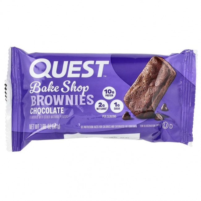 Quest Nutrition, Bake Shop, шоколадные, 10 пирожных, 56 г (1,98 унции) Quest Nutrition, Bake Shop, шоколадные, 10 пирожных, 56 г (1,98 унции)