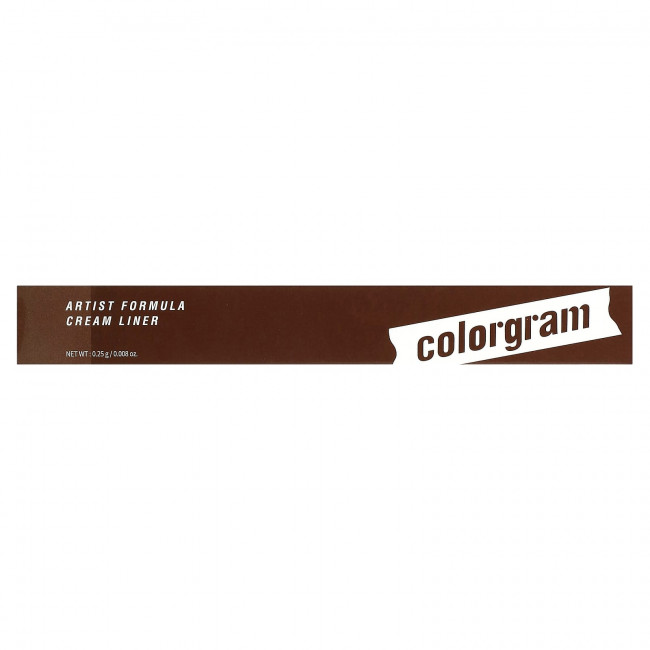 Colorgram, Artist Formula Cream Liner, 08 кремово-коричневый, 0,25 г (0,008 унции) Colorgram, Artist Formula Cream Liner, 08 кремово-коричневый, 0,25 г (0,008 унции)