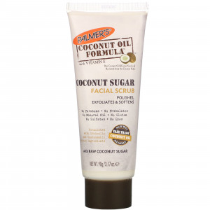 Palmer's, Coconut Oil Formula, Скраб для лица с кокосовым сахаром, 3,17 унции (90 г)