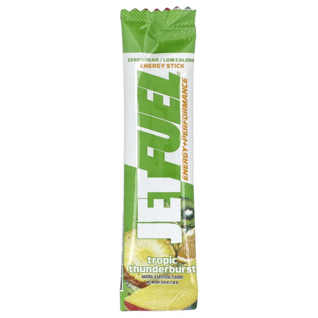 GAT, JetFuel®, Energy + Performance, Energy Sticks, Tropic Thunderburst, 14 пакетиков по 7,39 г (0,26 унции) GAT, JetFuel®, Energy + Performance, Energy Sticks, Tropic Thunderburst, 14 пакетиков по 7,39 г (0,26 унции)